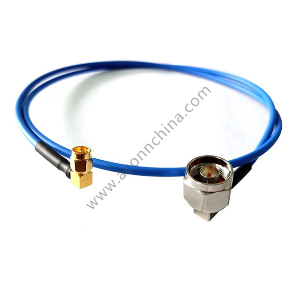 RG402(.141) cable assembly N Male R/A to SMA male R/A