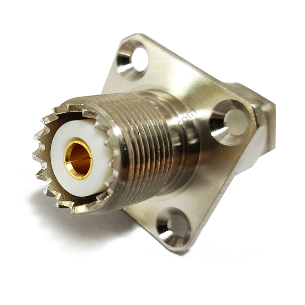 connector UHF female straight clamp for RG58 cable